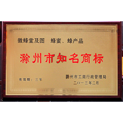 滁州市知名商標